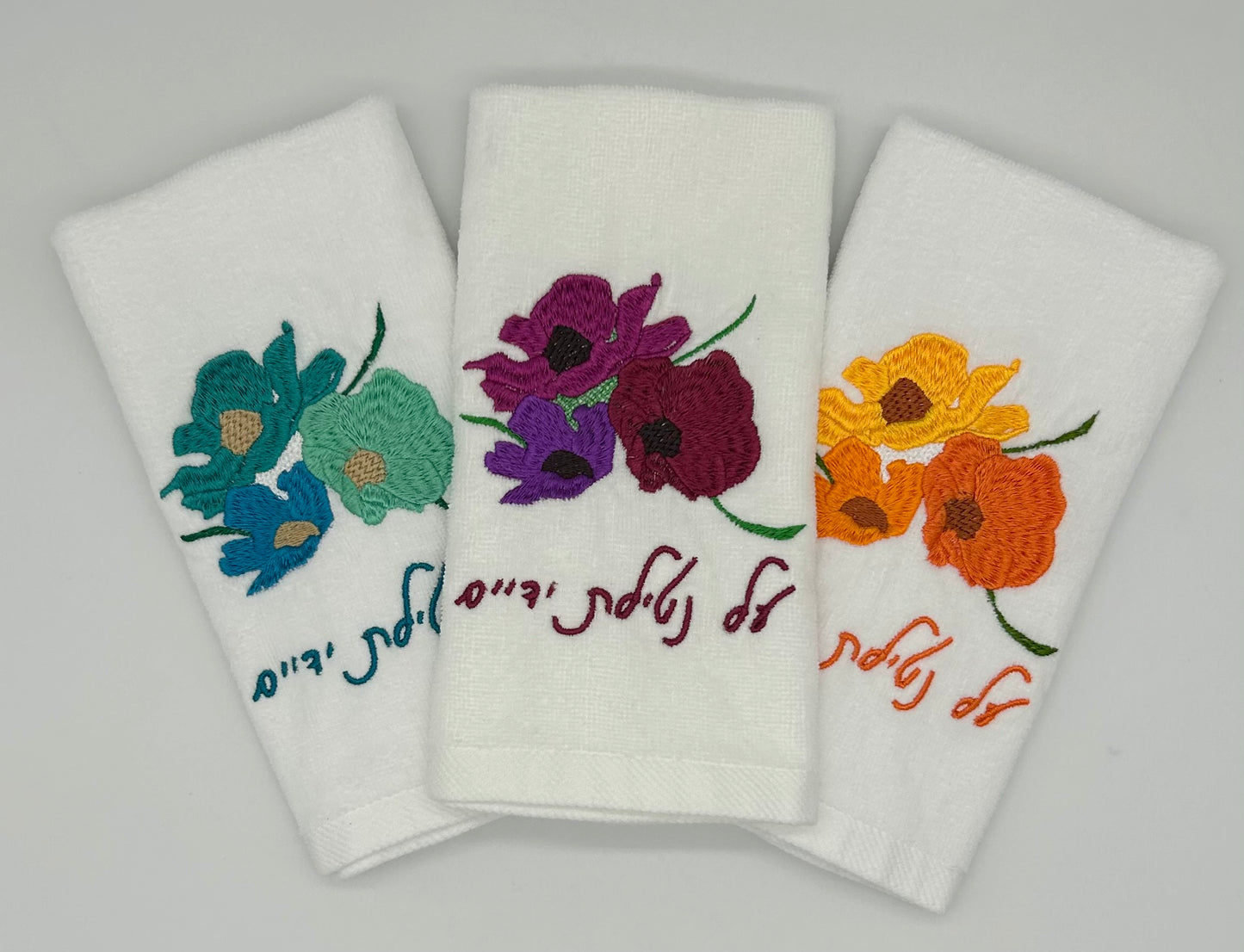 Hand Towels - Wildflowers, Mixed Bouquets