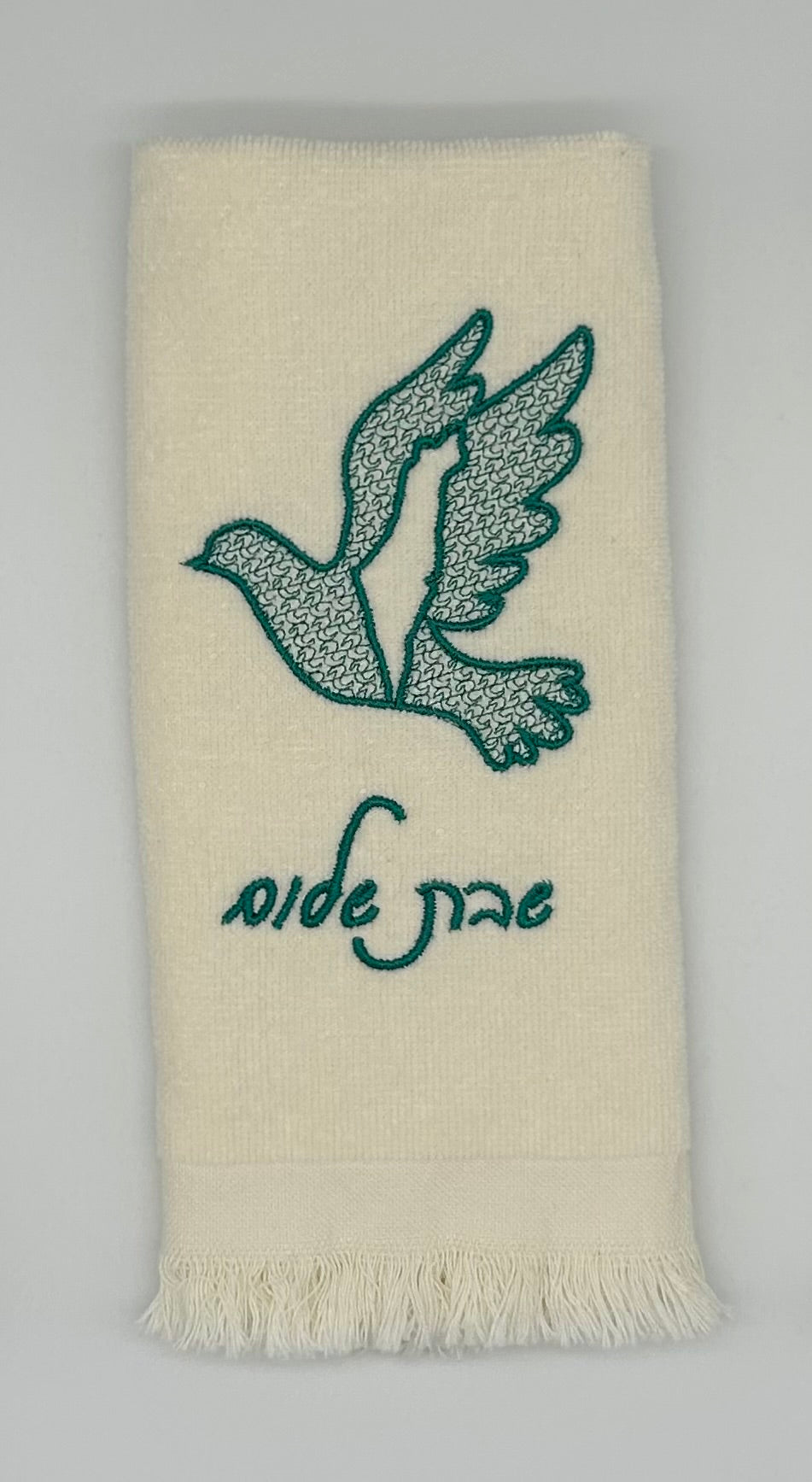Hand Towels - Embossed Israeli Map