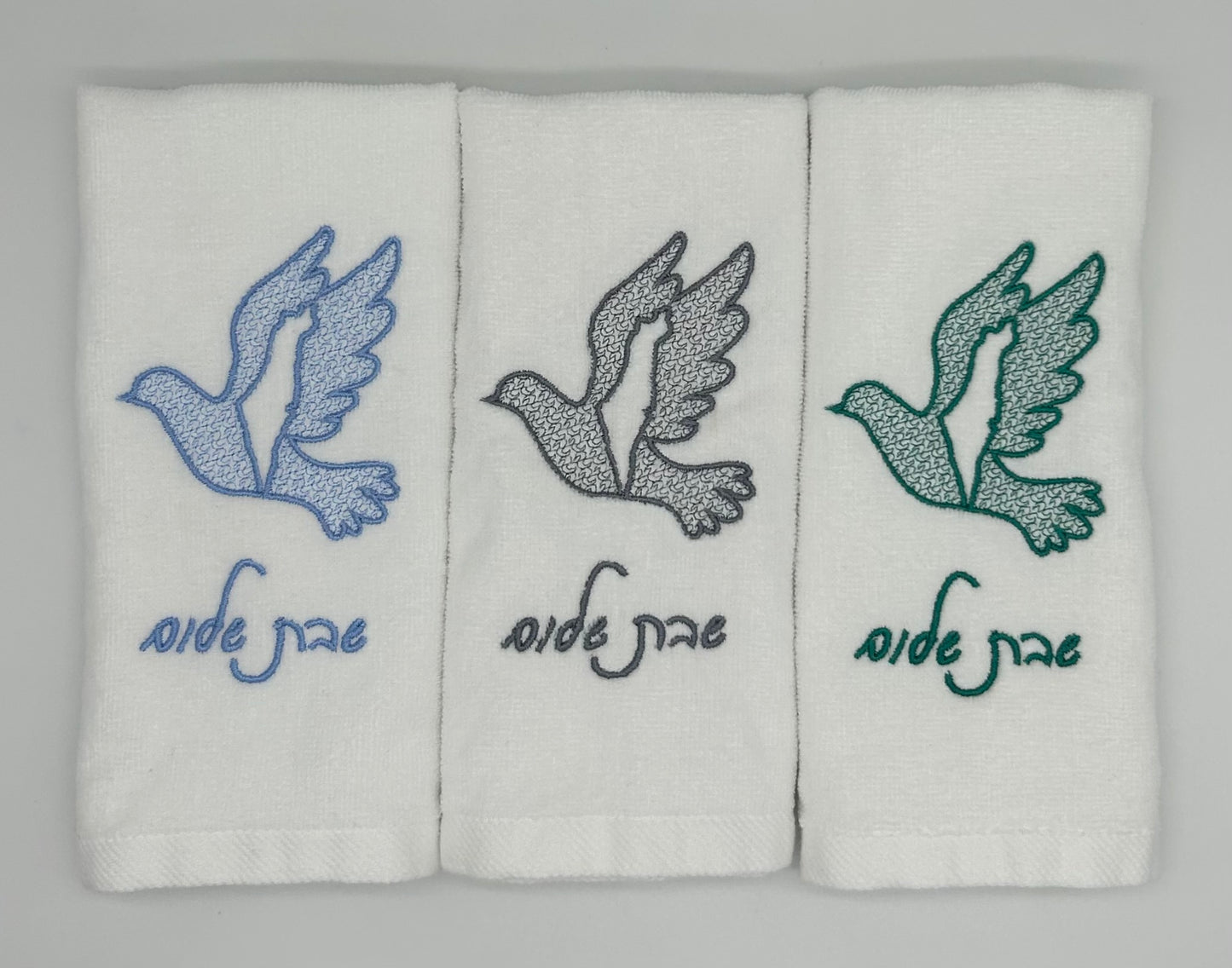 Hand Towels - Embossed Israeli Map