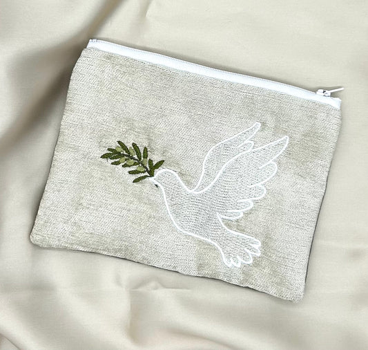 Zipped Pouch - Dove