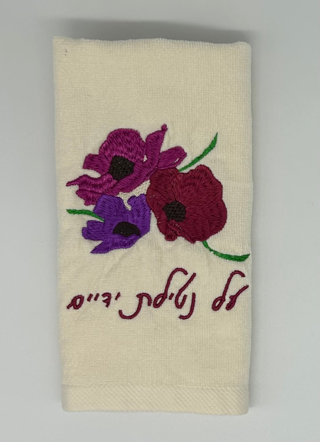 Hand Towels - Fuchsia Wildflowers