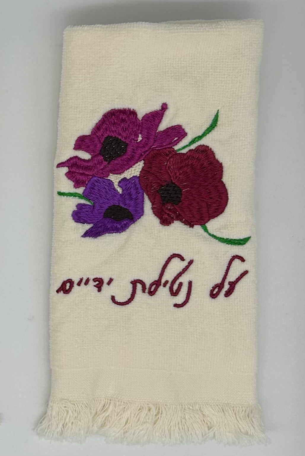 Hand Towels - Fuchsia Wildflowers