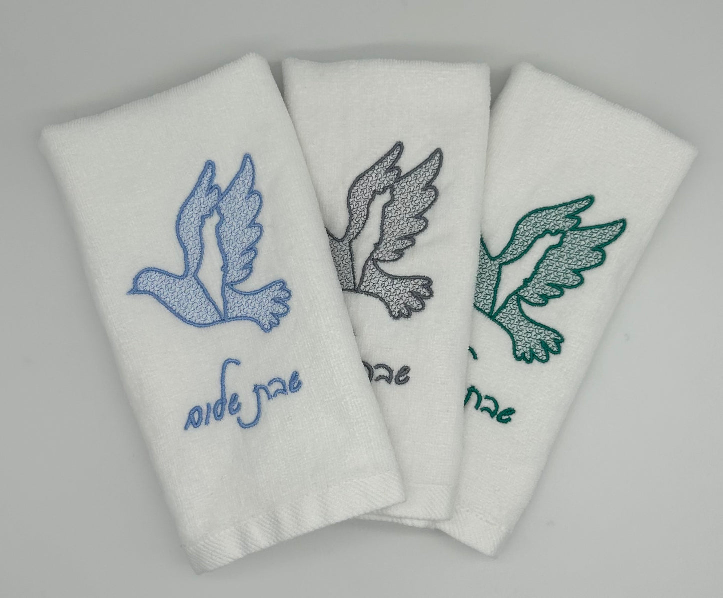 Hand Towels - Embossed Israeli Map