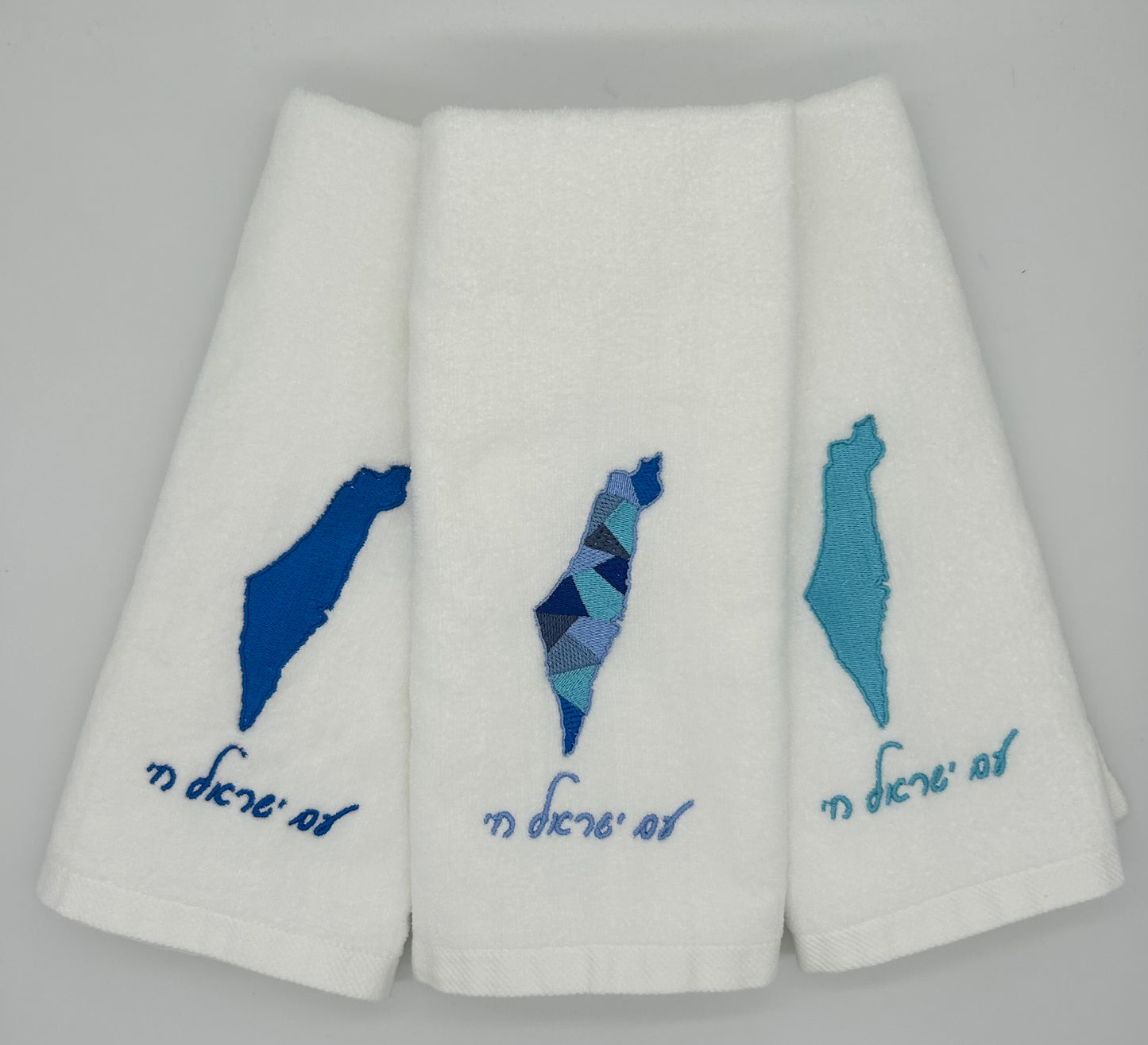 Hand Towels - Israeli Map, Sections and Solids