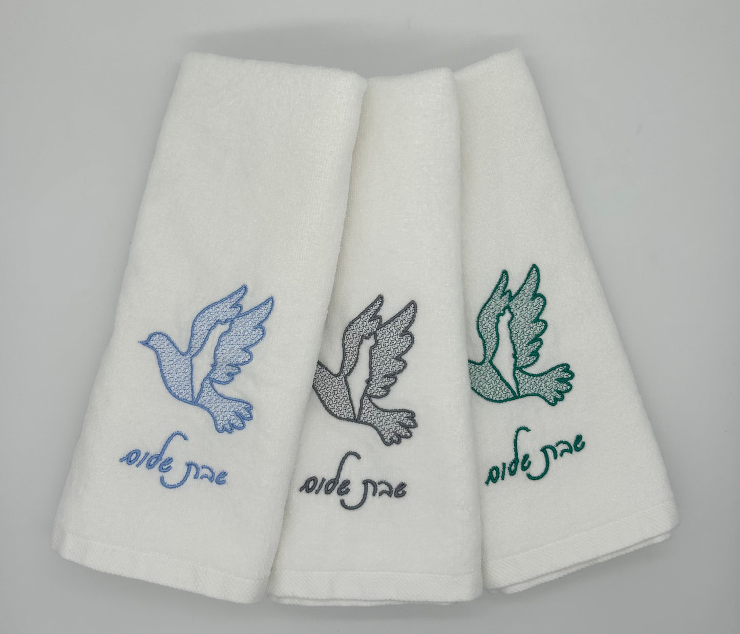 Hand Towels - Embossed Israeli Map