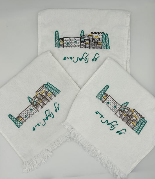 Hand Towels - Jerusalem cityscape